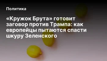 &laquo;Кружок Брута&raquo; готовит заговор против Трампа: как европейцы пытаются спасти шкуру Зеленского