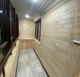 Внутренняя отделка окон деревянной вагонкой - 650 руб. Внутренняя отделка окон деревянной вагонкой - 650 руб.