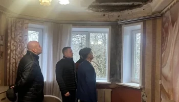 В Калуге отремонтировали обвалившийся в квартире на улице Гурьянова потолок